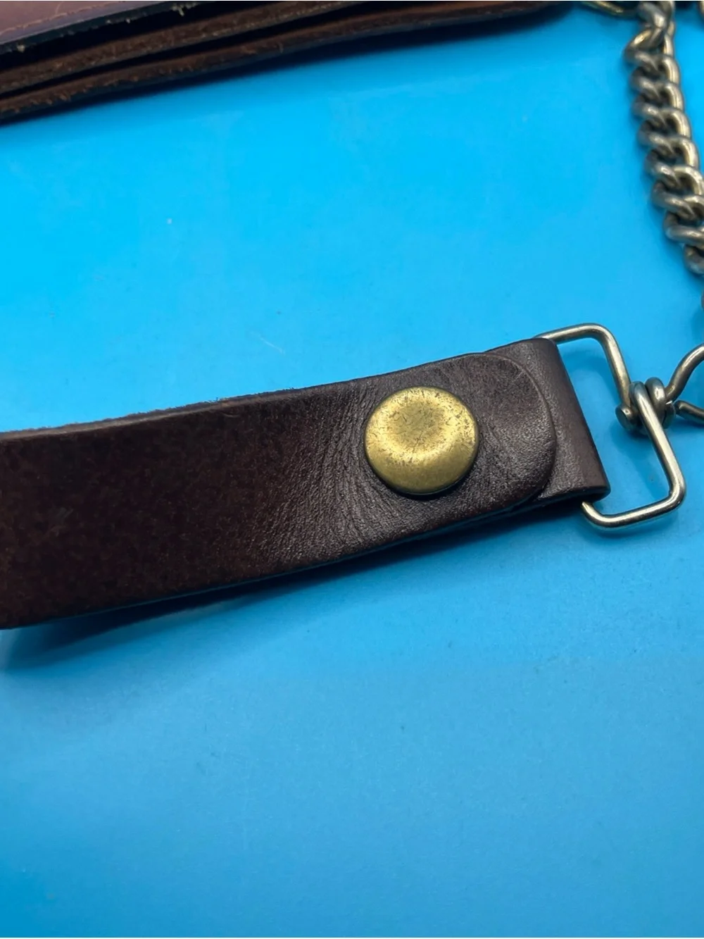 the right to keep and bear arms Leather wallet With Chains